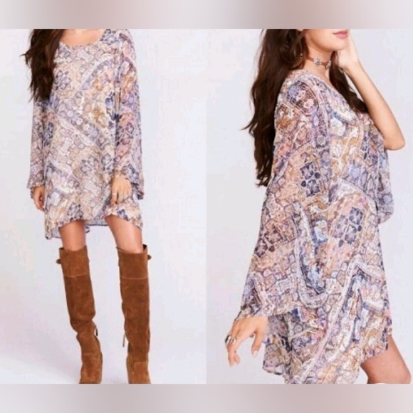 Show Me Your MuMu Bohemian Backless Dress - Picture 1 of 12